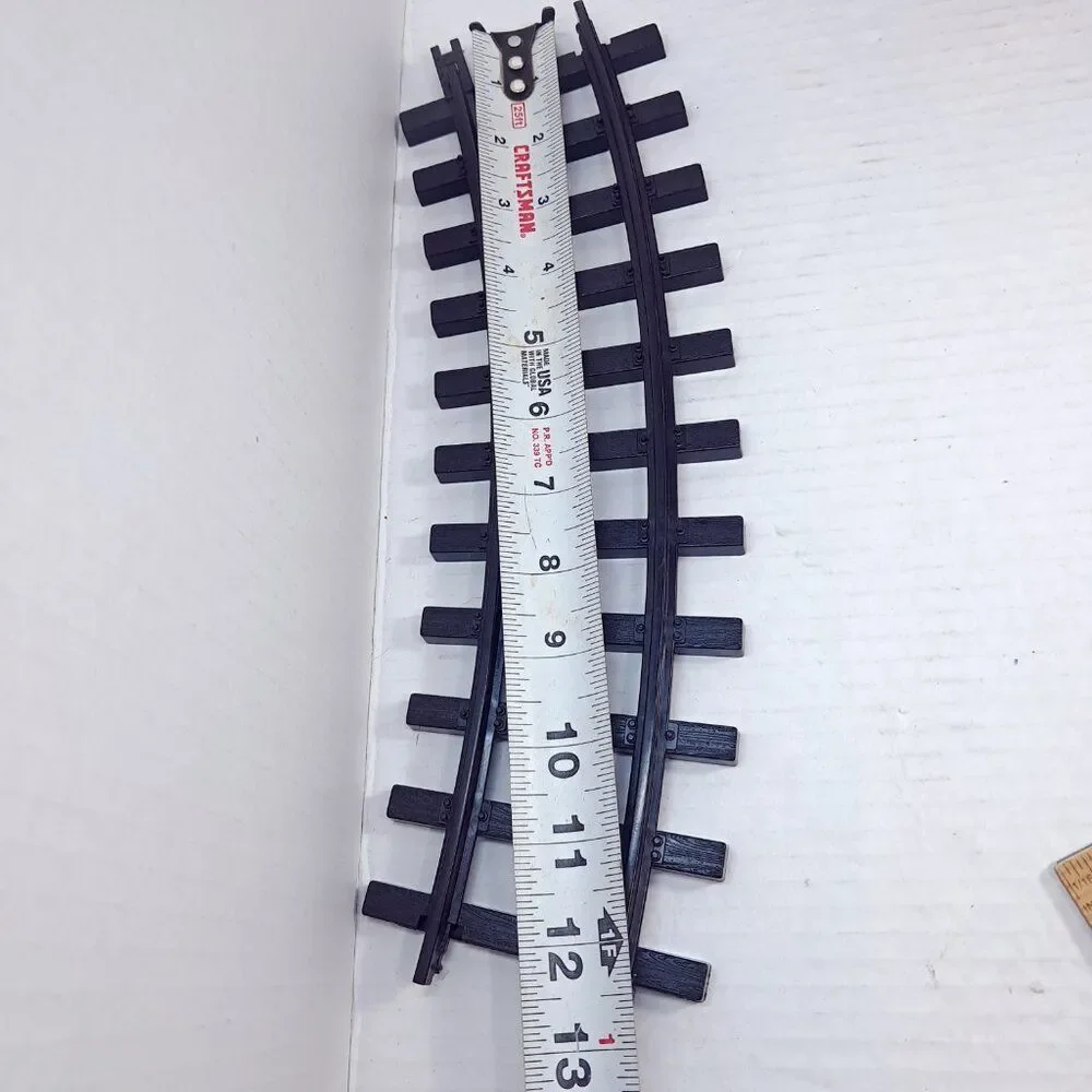 New Bright Train G Scale track 1986 plastic 12 pieces curve curved lot Hong Kong